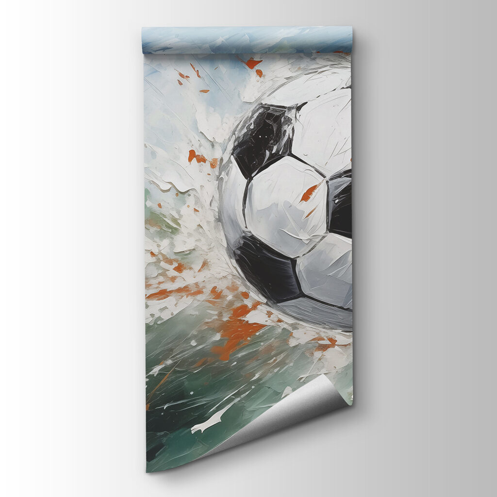 Pallone tra pennellate — vista del prodotto