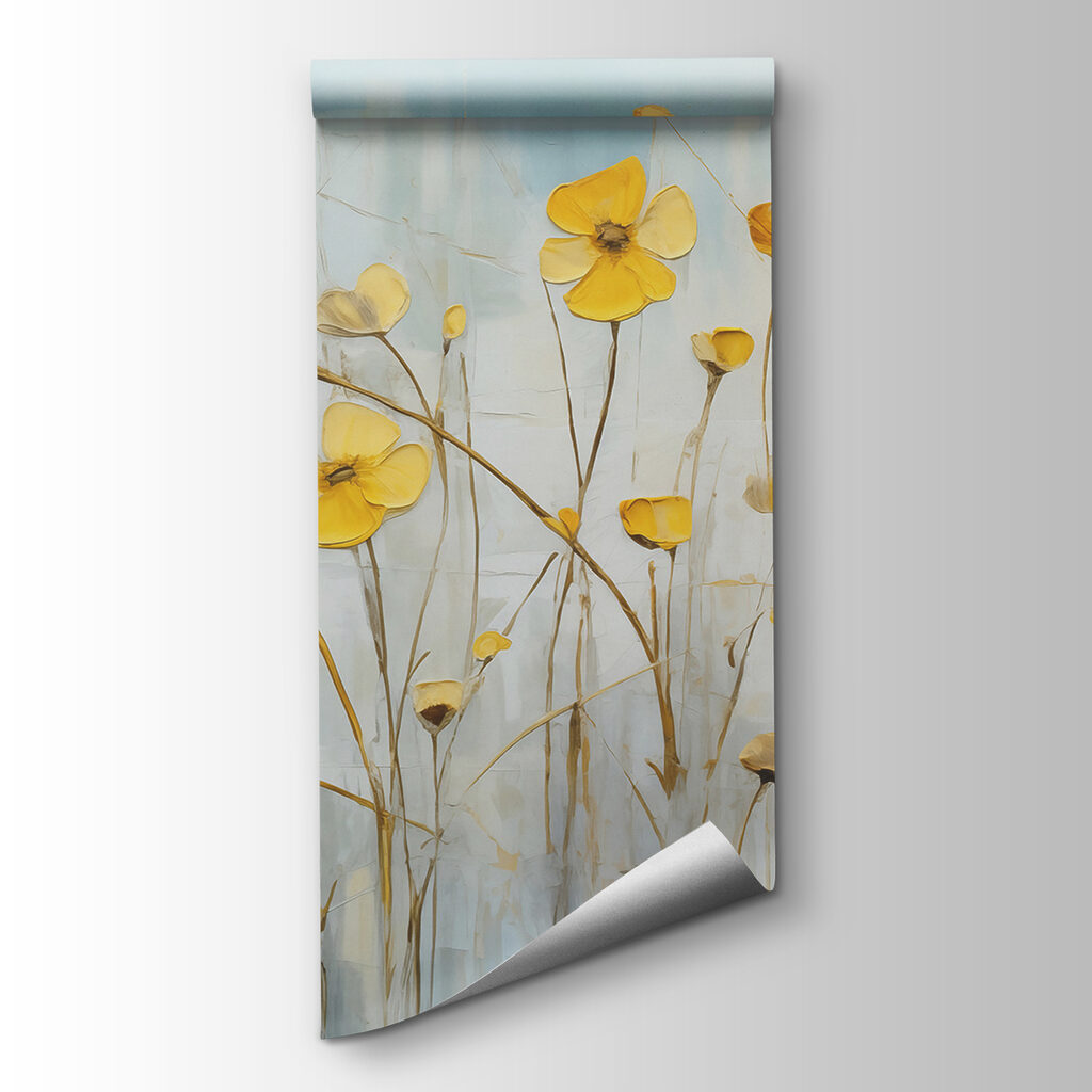 Fiori gialli su steli — vista del prodotto