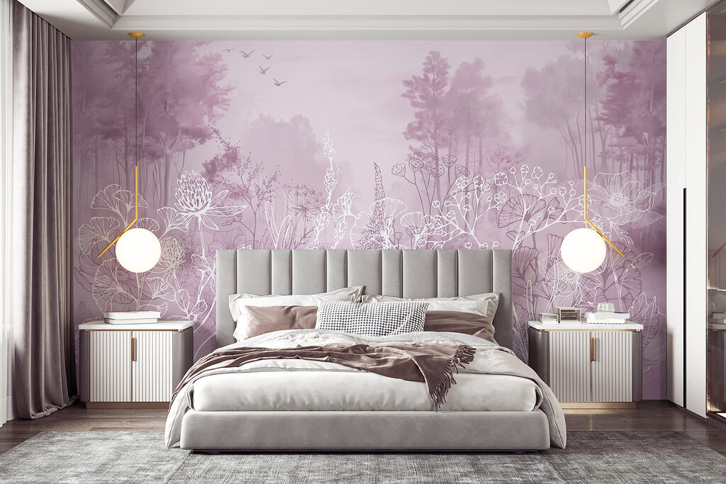 Fiori bianchi sul bosco — ambiente 2