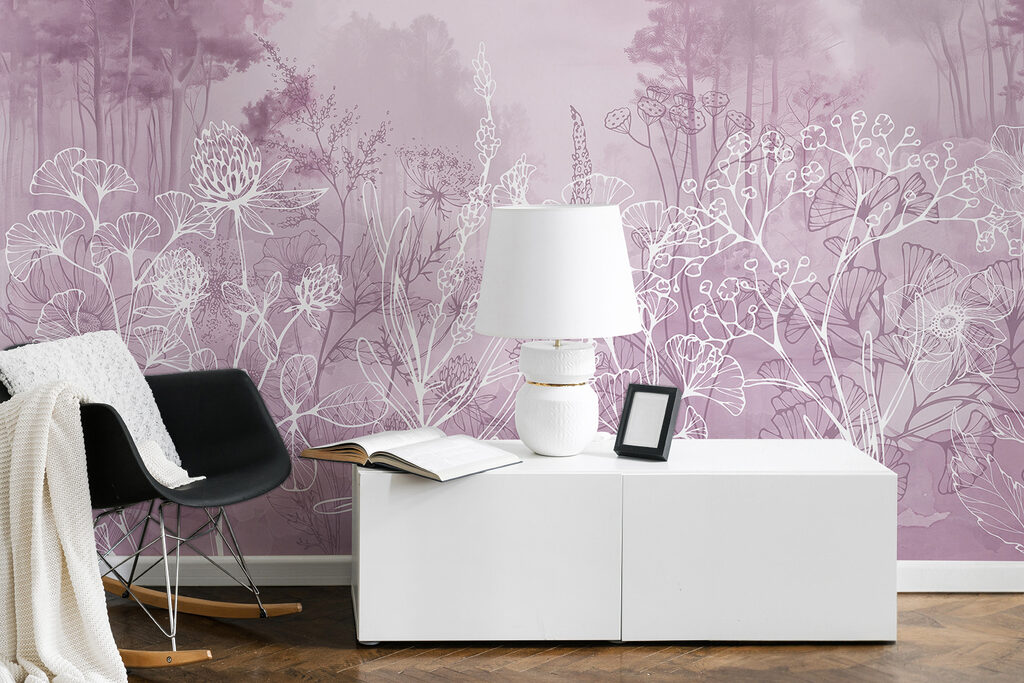 Fiori bianchi sul bosco — ambiente 4