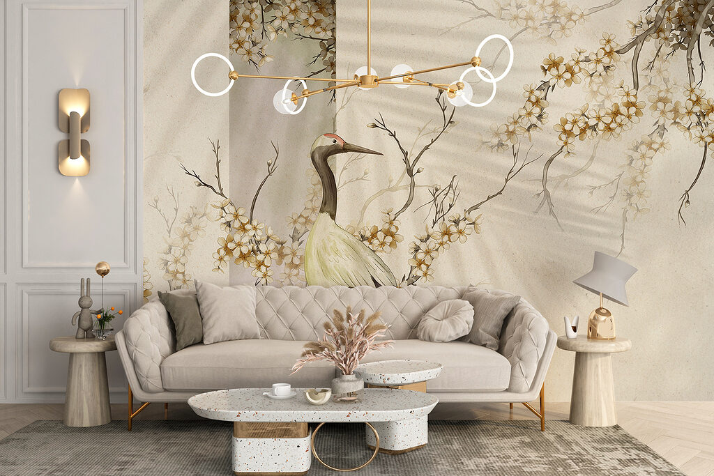 Gru tra i fiori — ambiente 3