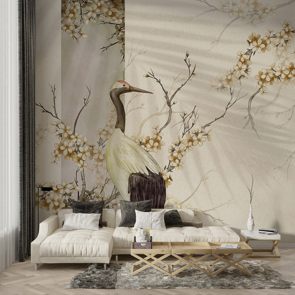 Gru tra i fiori — ambiente 4