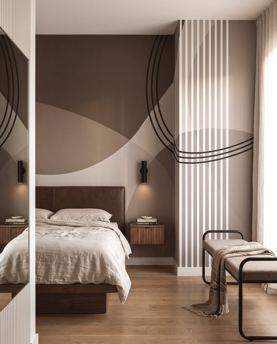 Forme curve con linee — ambiente 1