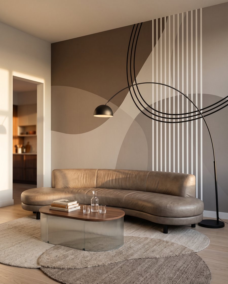 Forme curve con linee — ambiente 2
