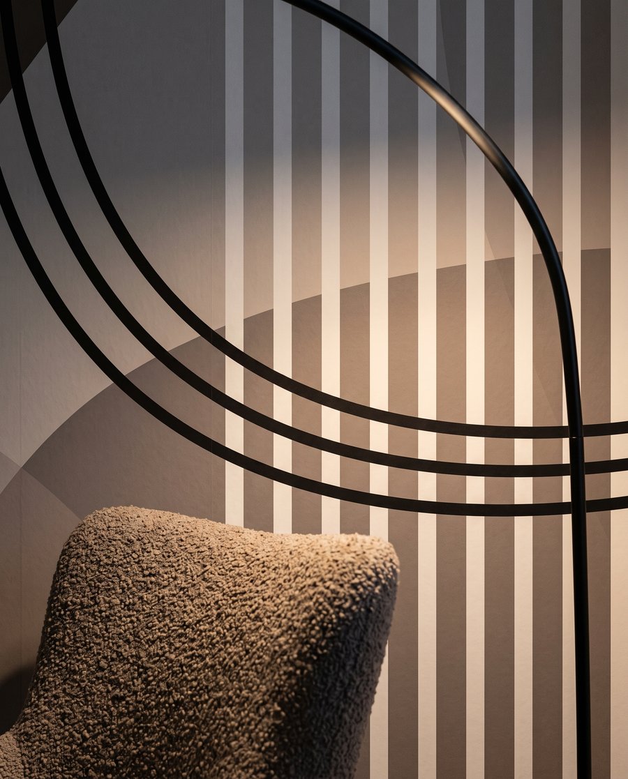 Forme curve con linee — dettaglio