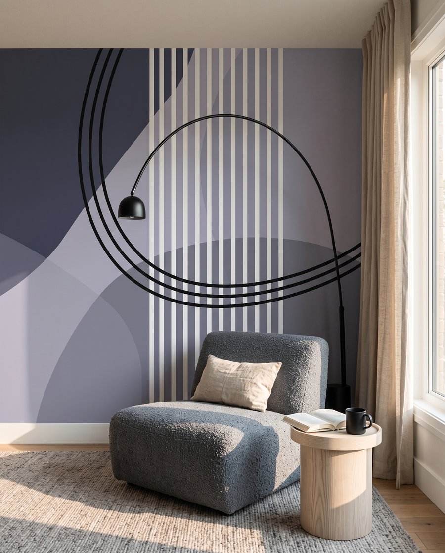 Forme curve con linee — ambiente 1