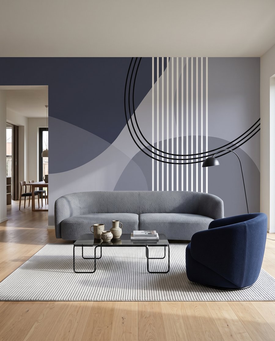 Forme curve con linee — ambiente 2