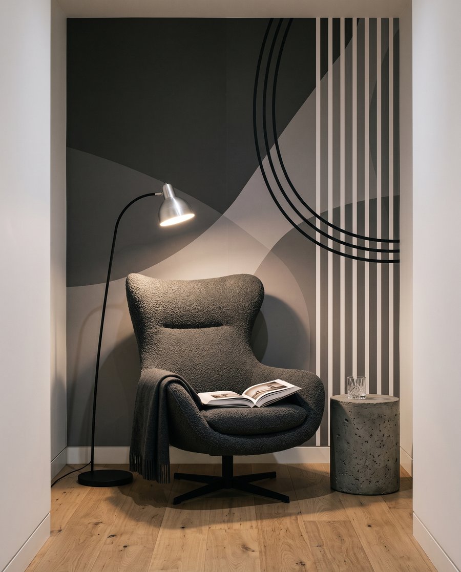 Forme curve con linee — ambiente 2