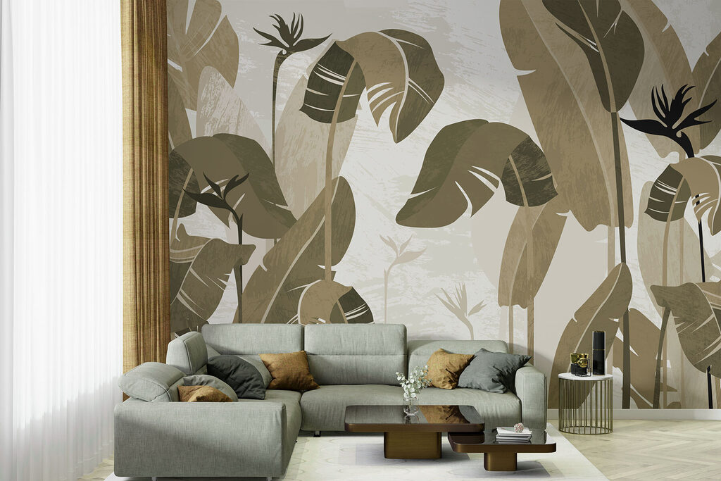 Foglie tropicali grafiche — ambiente 2
