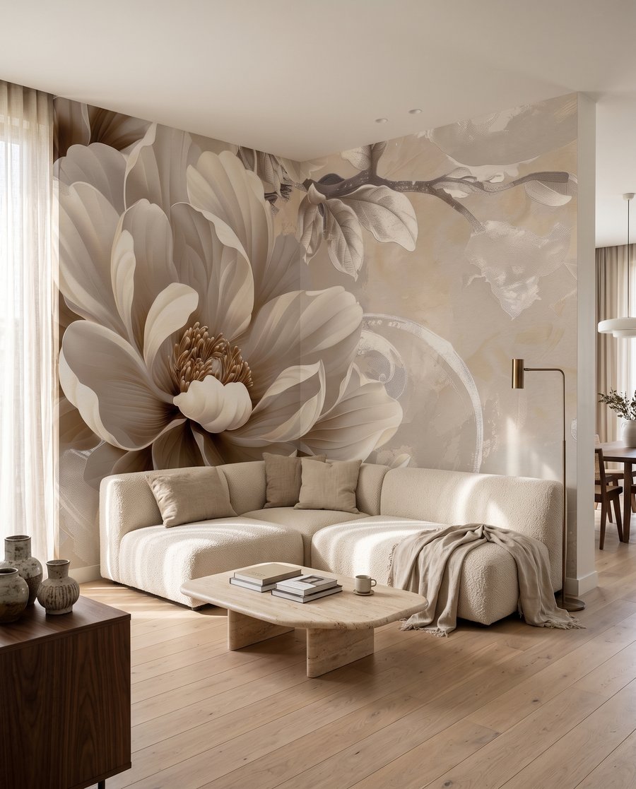 Fiore color crema — ambiente 2
