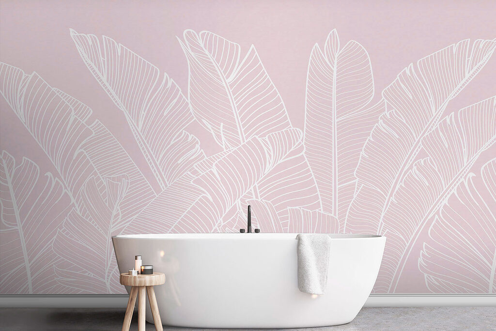 Foglie bianche tropicali — ambiente 1