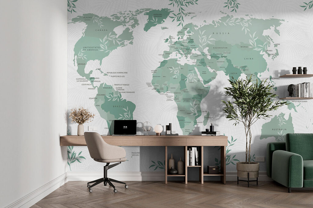 Mappa tra fronde leggere — ambiente 1