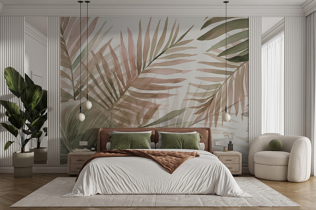 Palme olivastre e rosa — ambiente 2