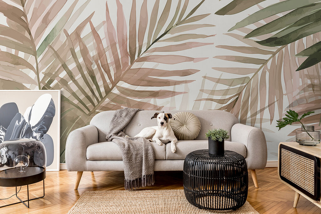 Palme olivastre e rosa — ambiente 3
