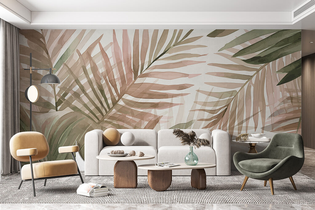 Palme olivastre e rosa — ambiente 4