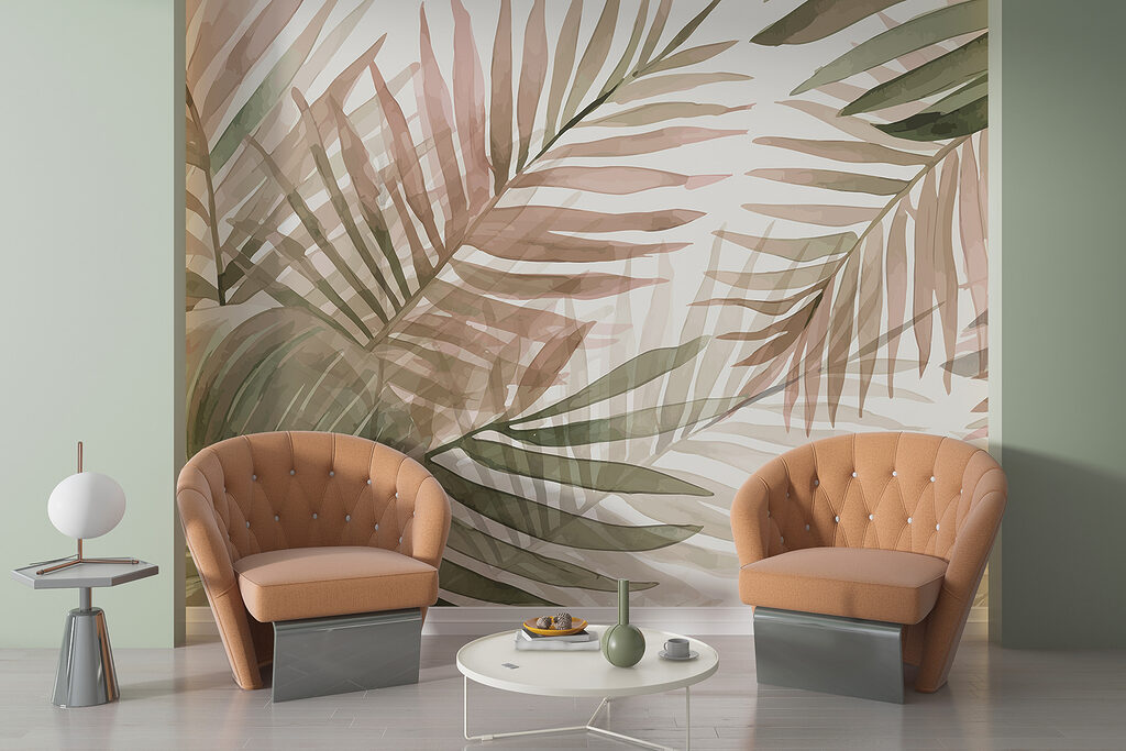 Palme olivastre e rosa — ambiente 5