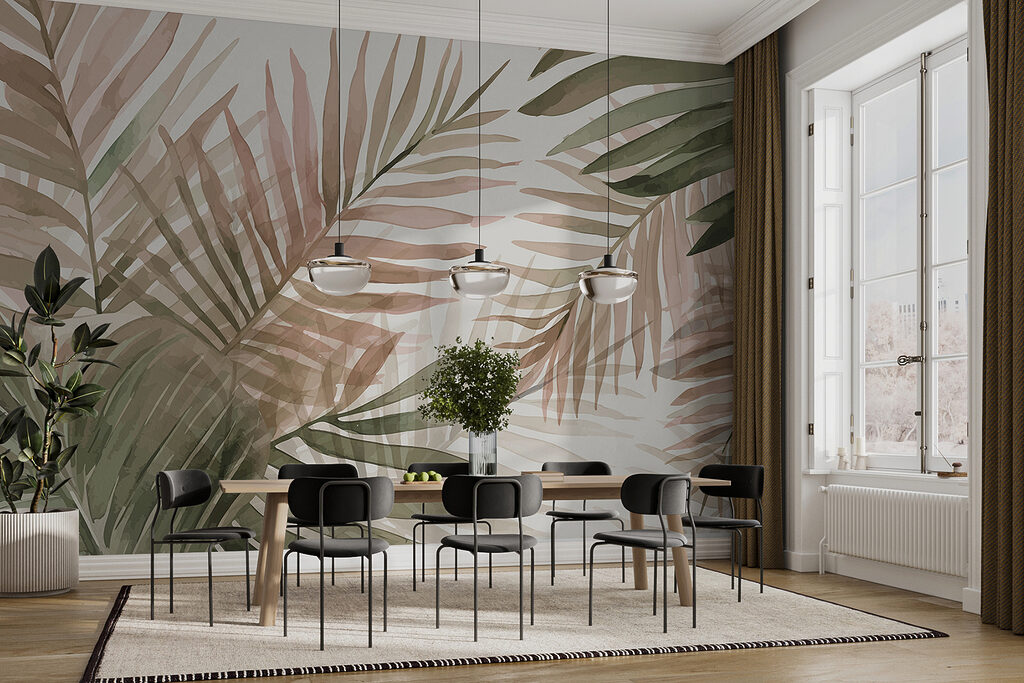 Palme olivastre e rosa — ambiente 6
