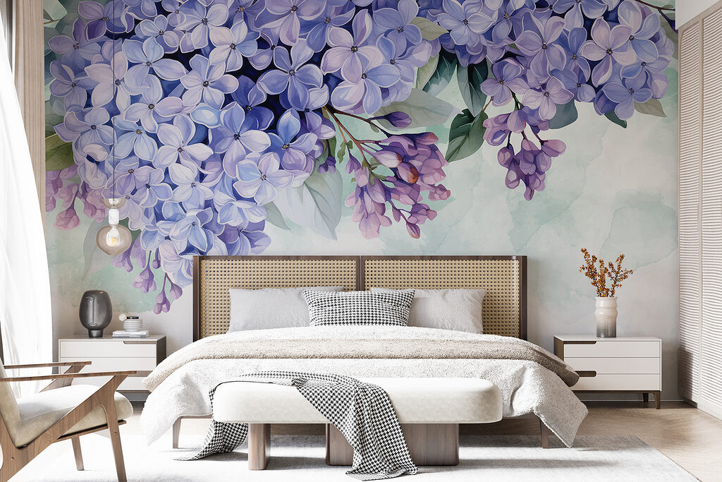 Grappoli viola in alto — ambiente 1