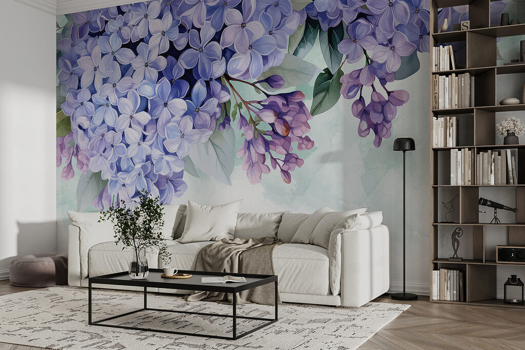 Grappoli viola in alto — ambiente 2