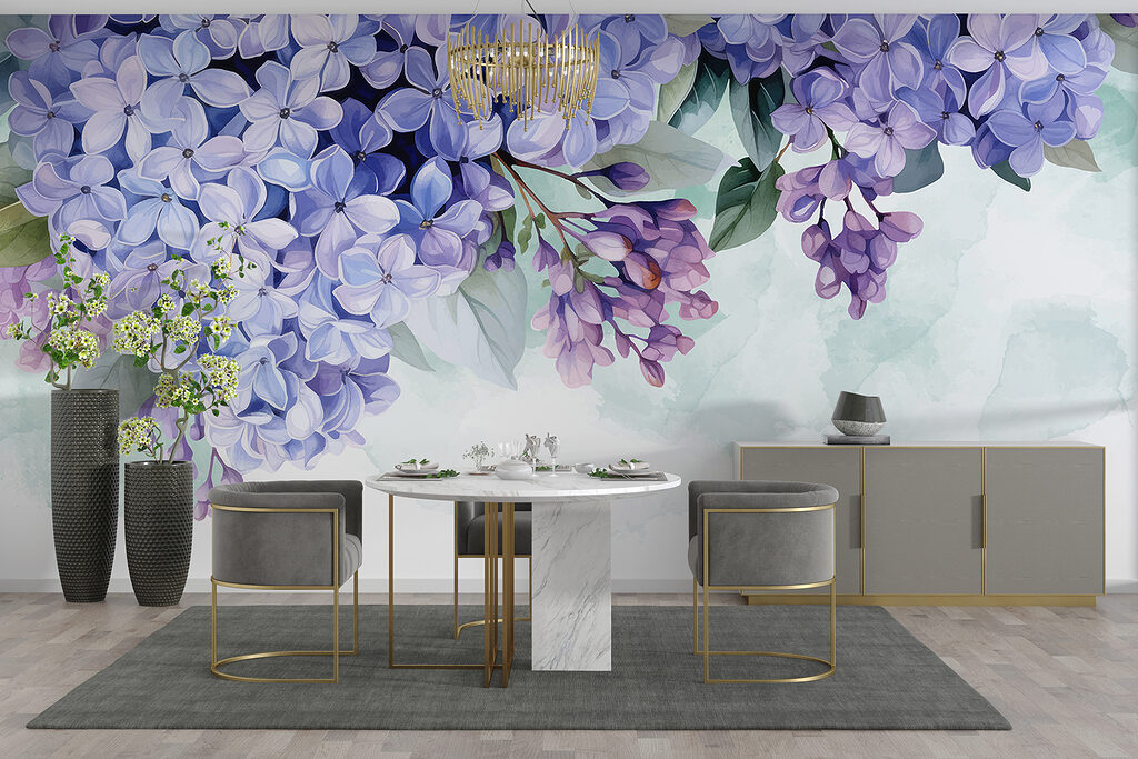 Grappoli viola in alto — ambiente 3