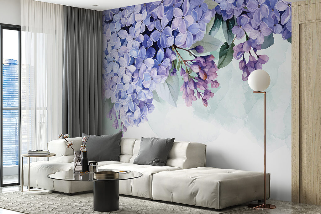 Grappoli viola in alto — ambiente 5