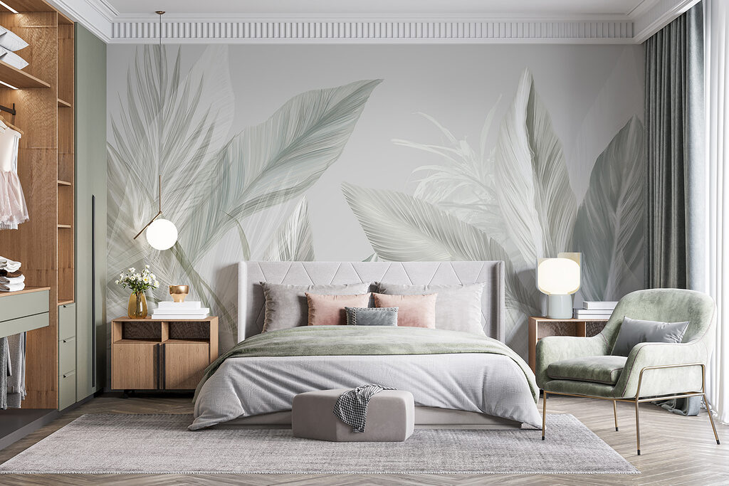 Foglie tropicali controluce — ambiente 2