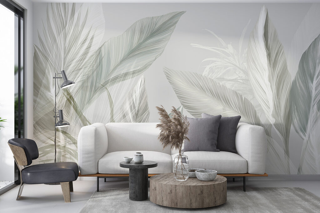 Foglie tropicali controluce — ambiente 3