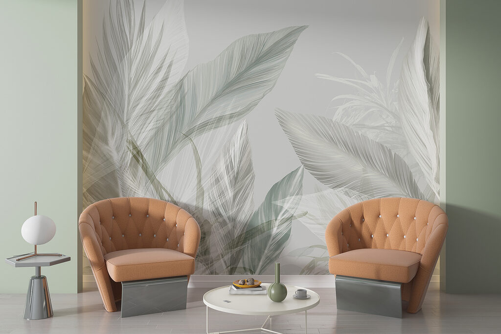 Foglie tropicali controluce — ambiente 5