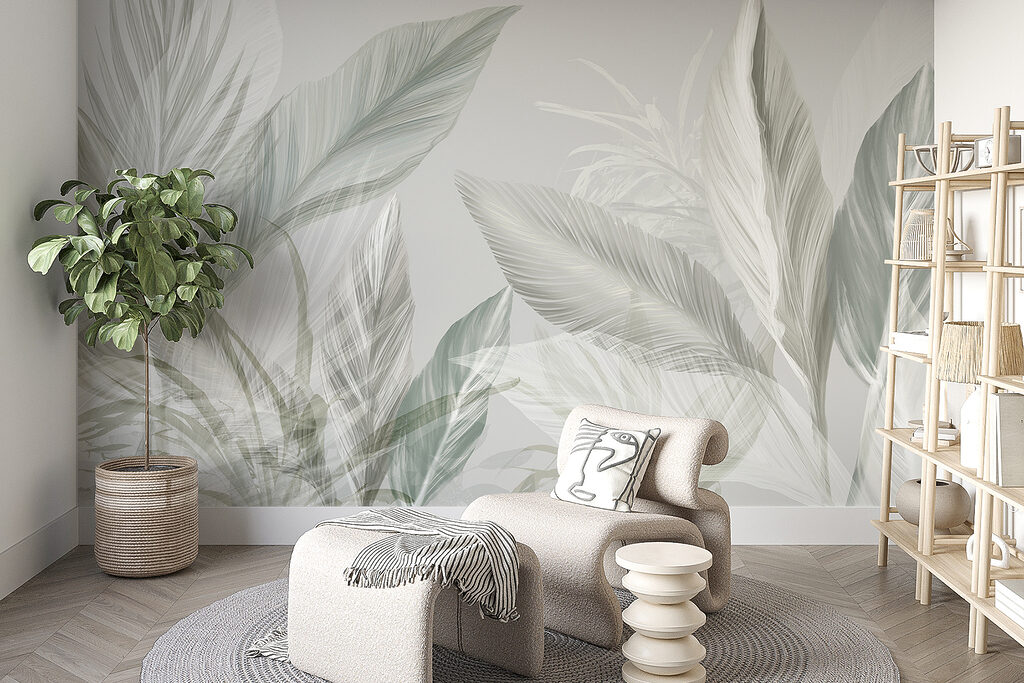 Foglie tropicali controluce — ambiente 6