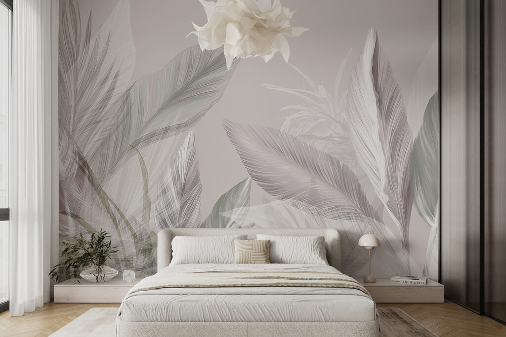 Foglie tropicali controluce — ambiente 1