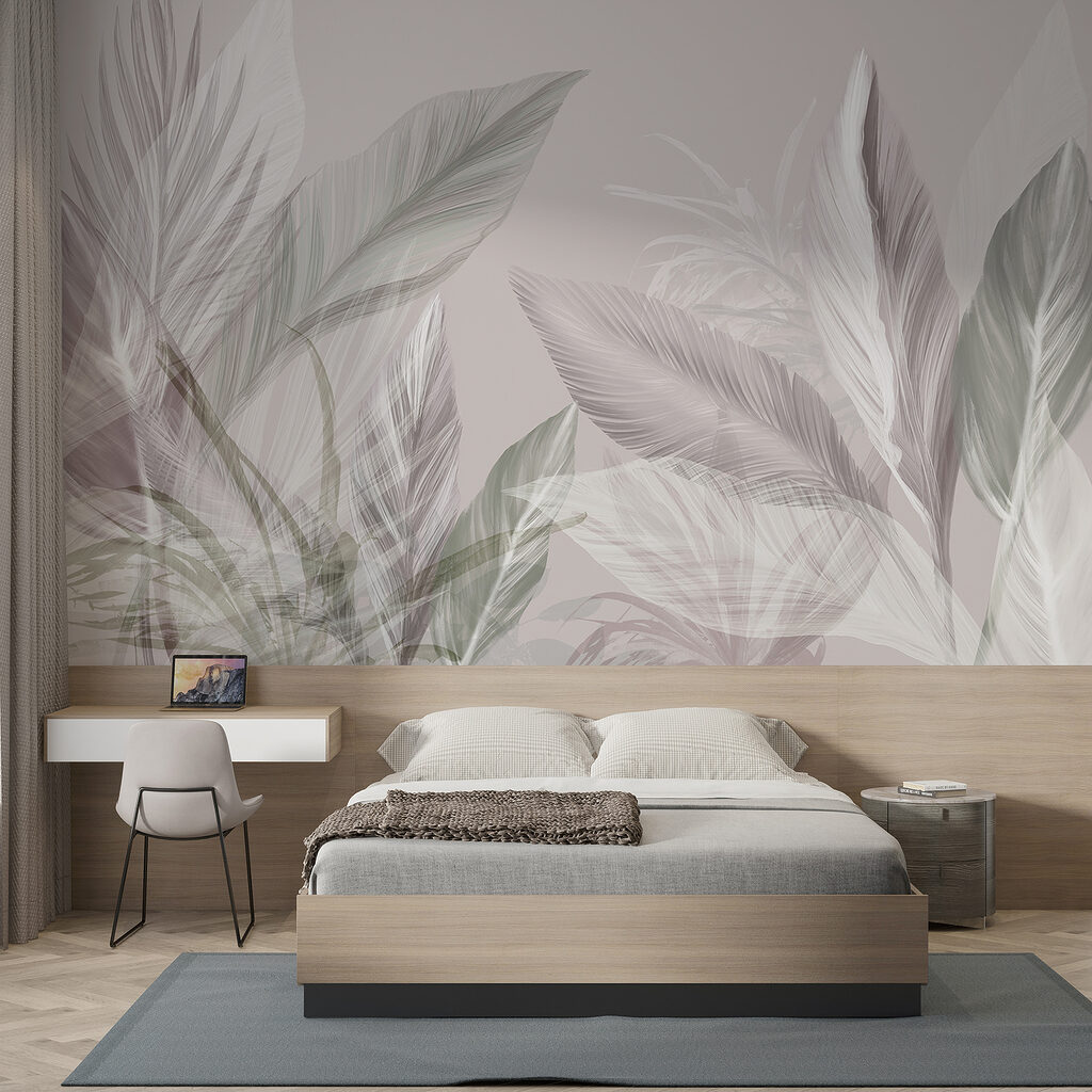 Foglie tropicali controluce — ambiente 2
