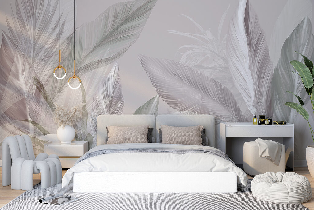 Foglie tropicali controluce — ambiente 3