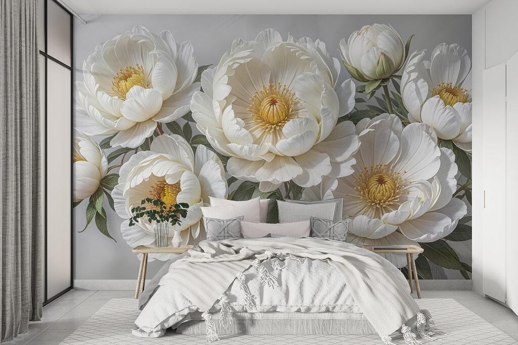 Fiori bianchi, cuori gialli — ambiente 2