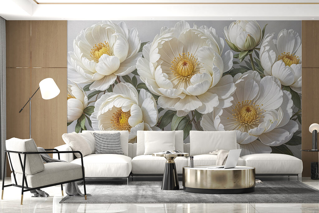 Fiori bianchi, cuori gialli — ambiente 3