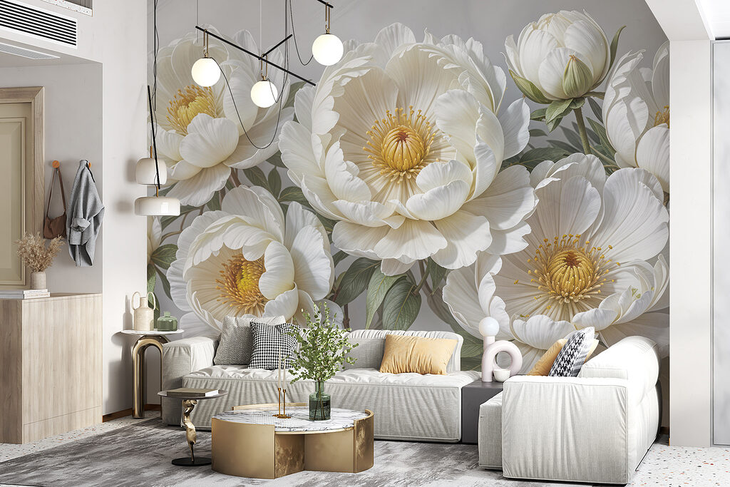 Fiori bianchi, cuori gialli — ambiente 5