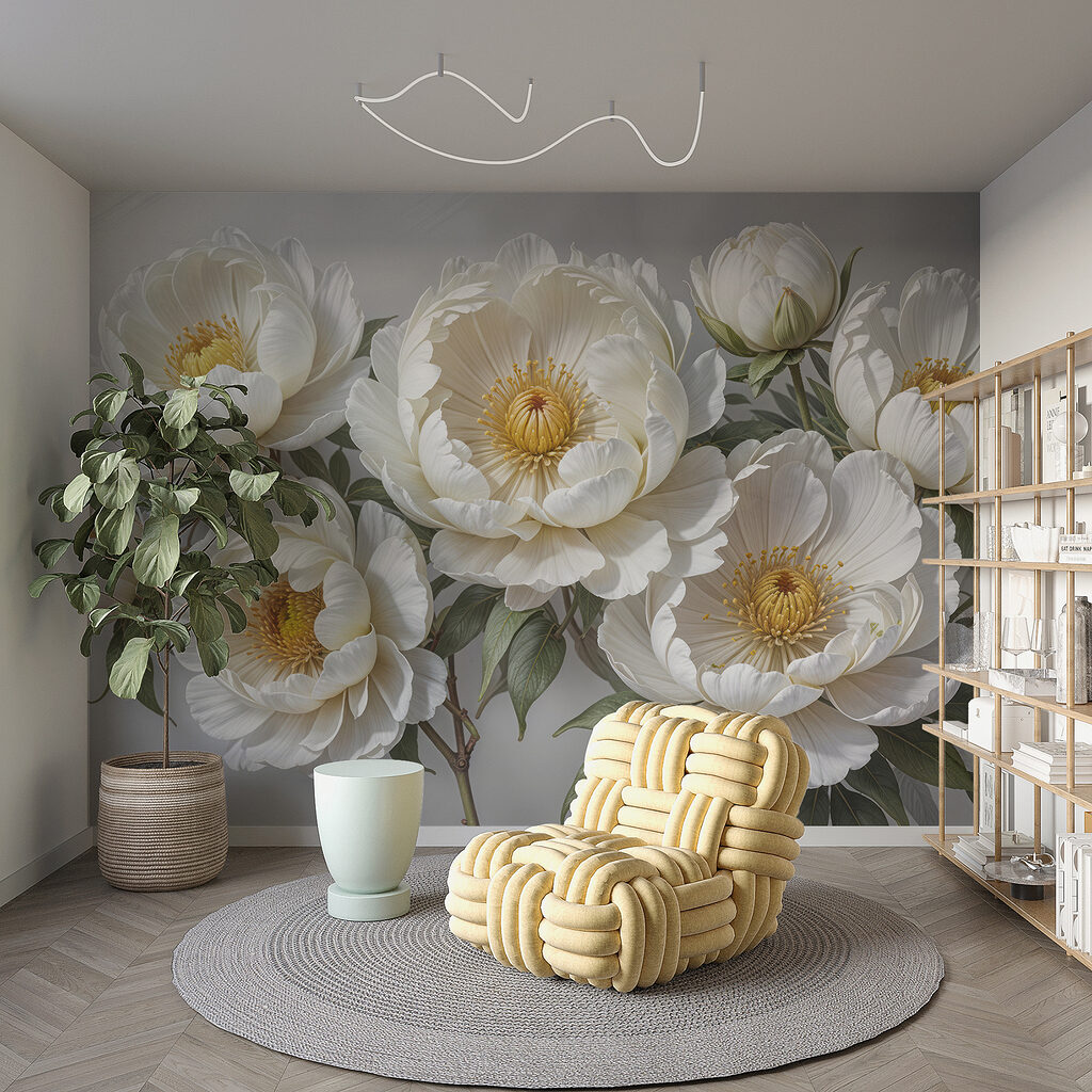 Fiori bianchi, cuori gialli — ambiente 6