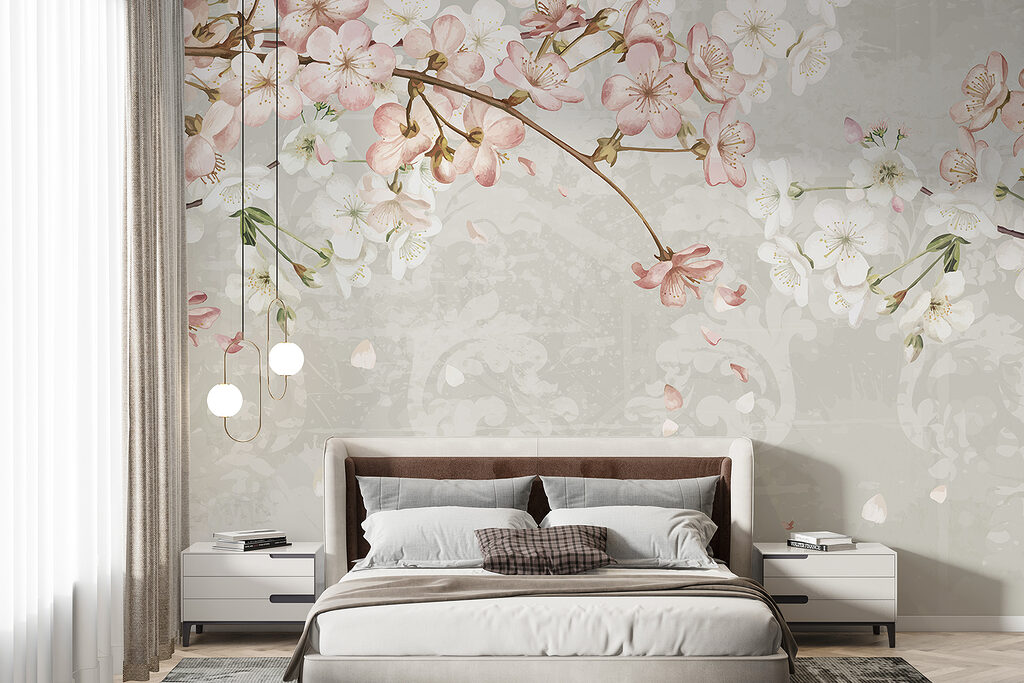 Rami fioriti rosa — ambiente 3