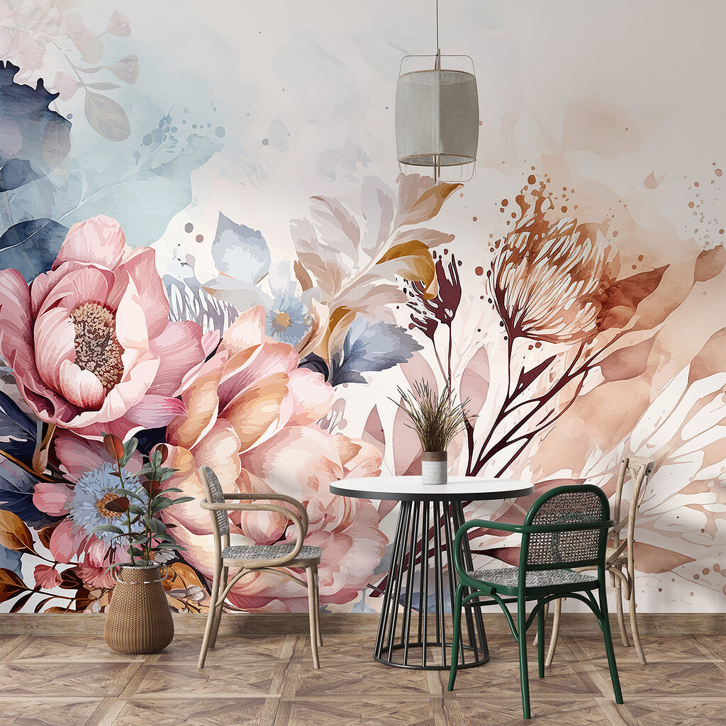 Fiori rosa in sfumature — ambiente 6
