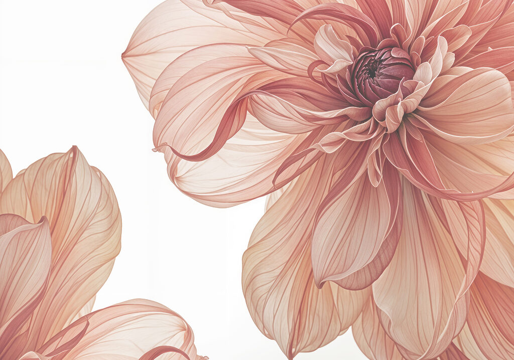 Fiore color salmone — design completo