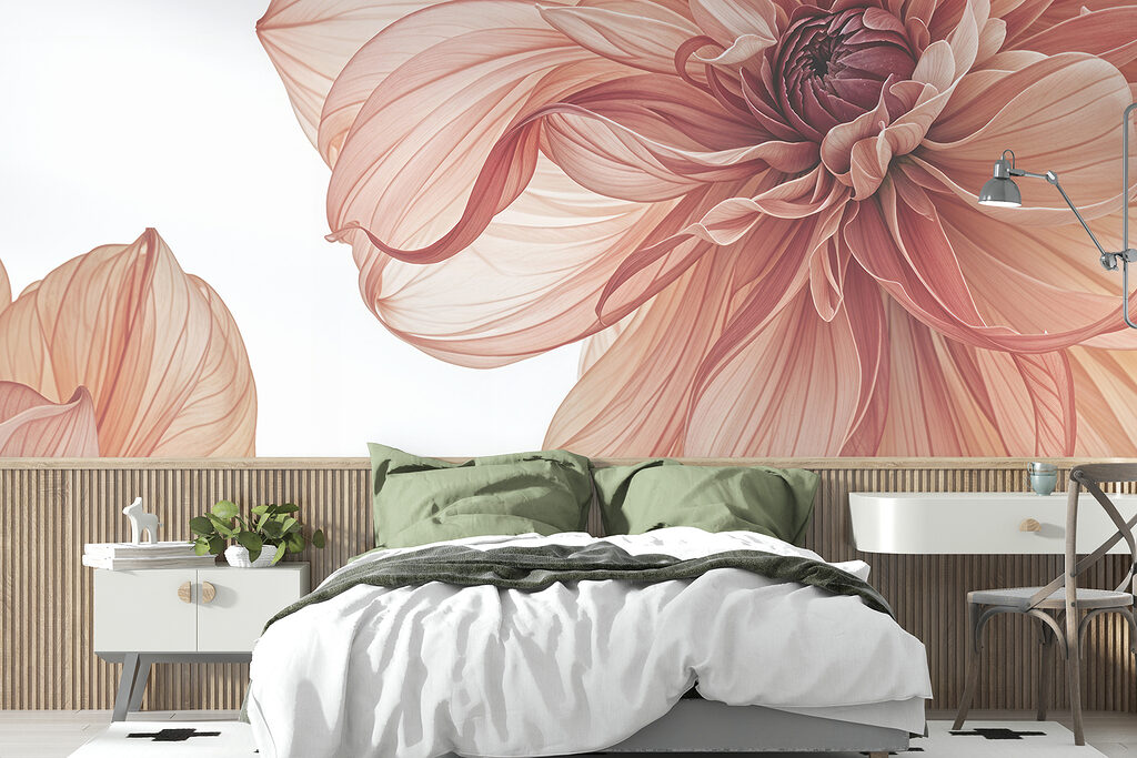 Fiore color salmone — ambiente 1