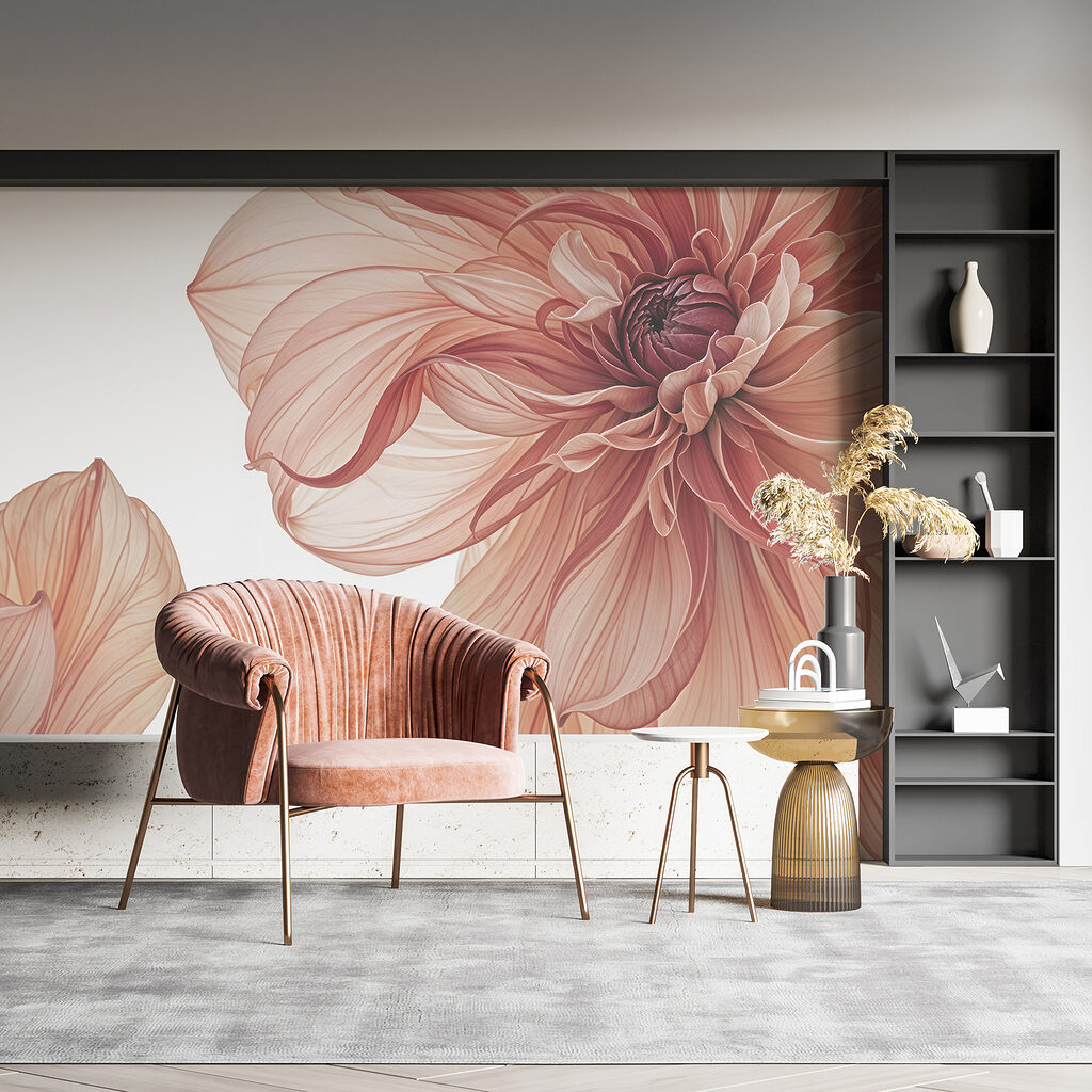 Fiore color salmone — ambiente 4