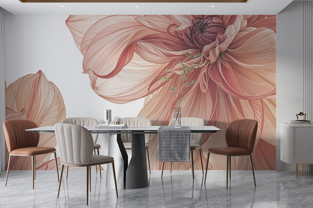 Fiore color salmone — ambiente 6