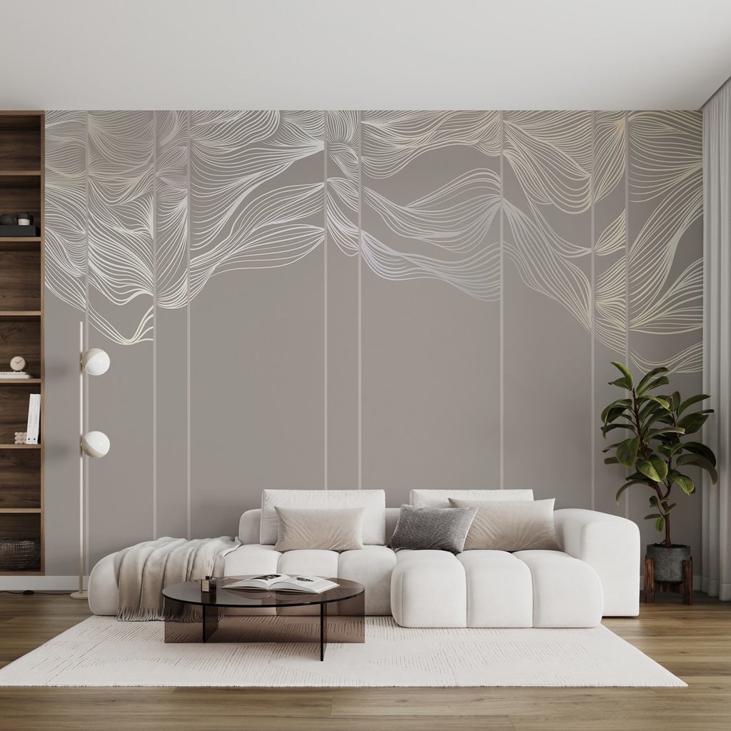 Foglie bianche verticali — ambiente 5