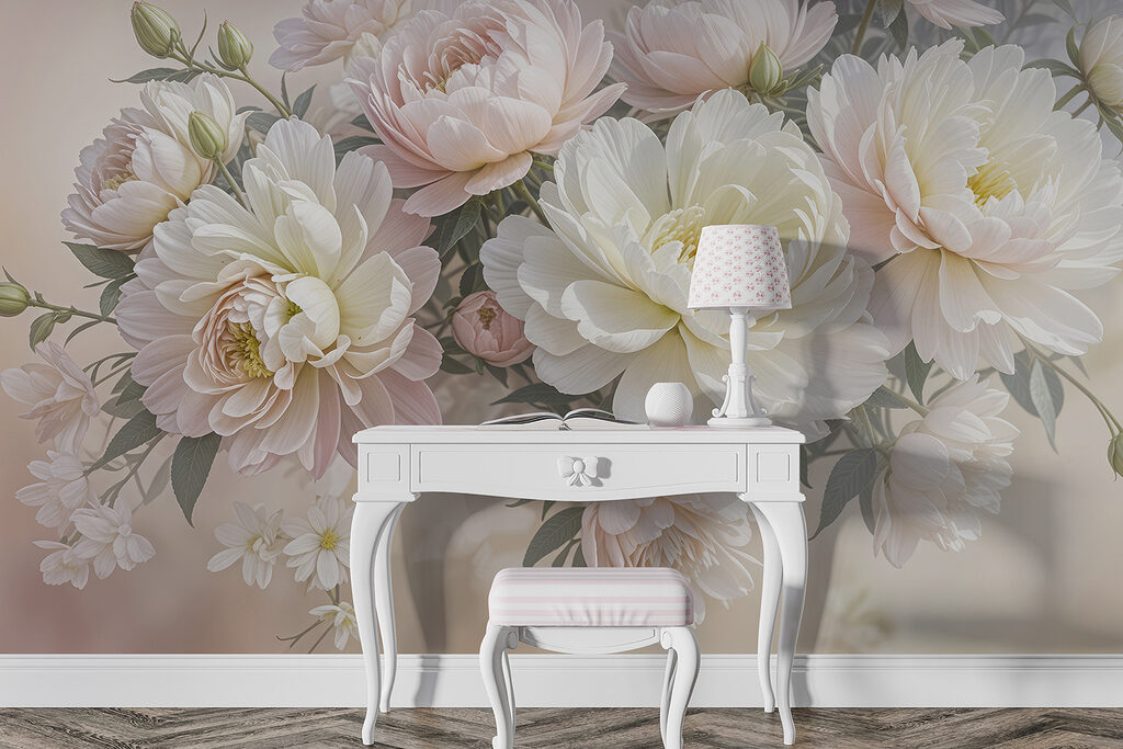 Bouquet morbido rosa — ambiente 3