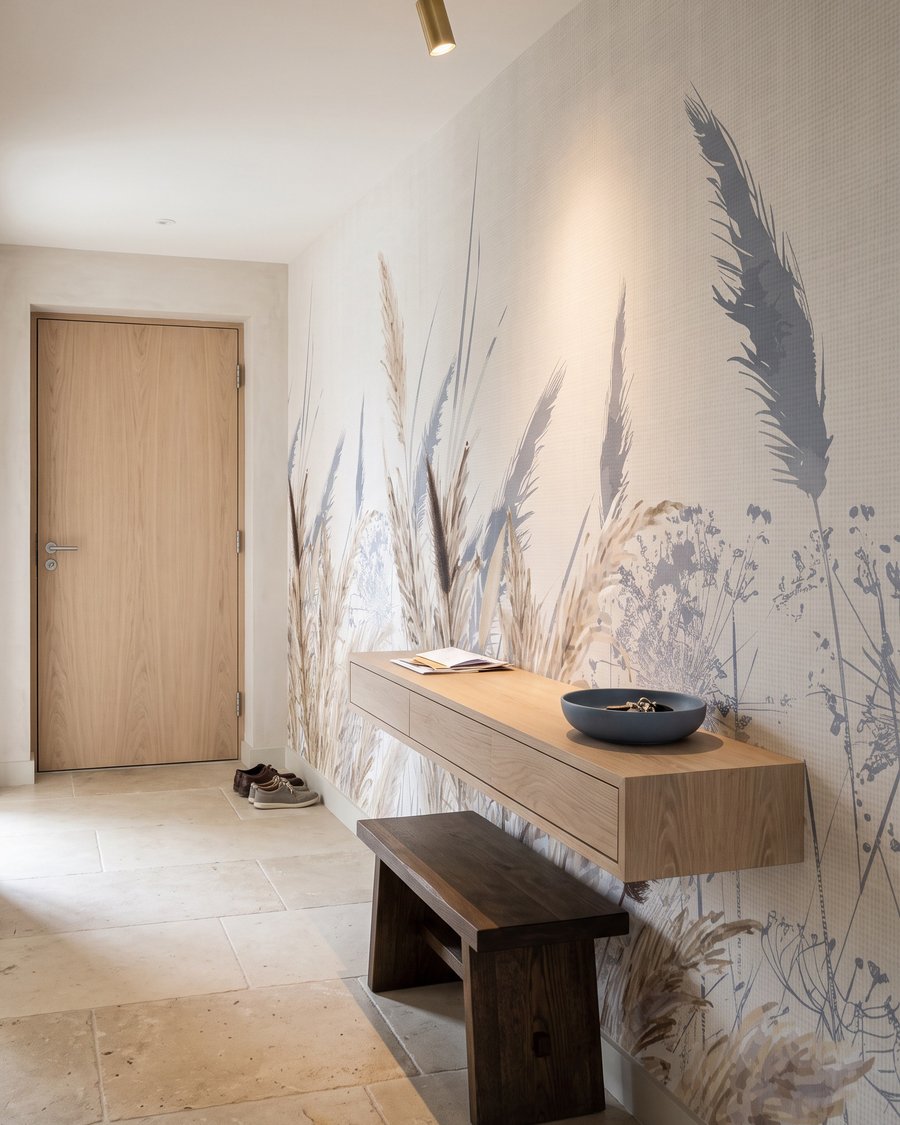 Erbe con ombre azzurre — ambiente 5