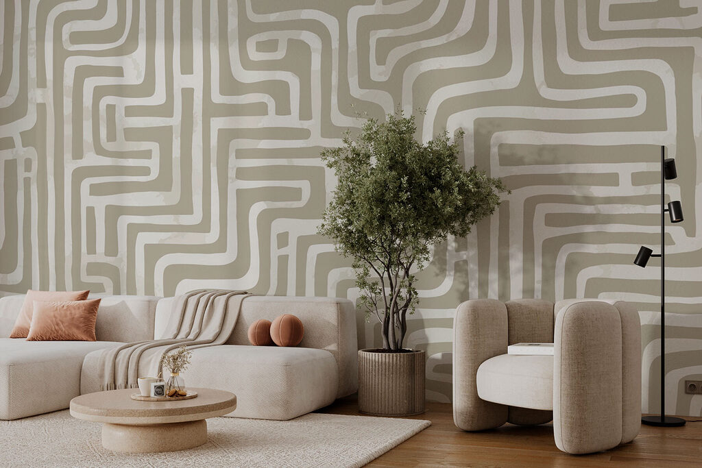 Linee bianche curve — ambiente 1