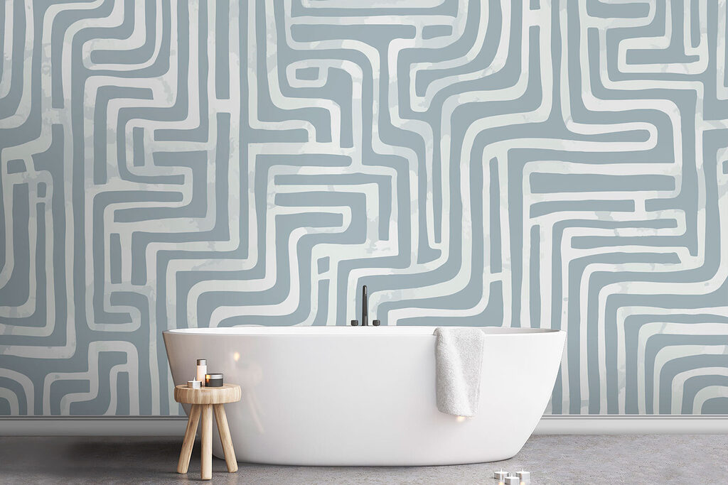 Linee bianche curve — ambiente 1