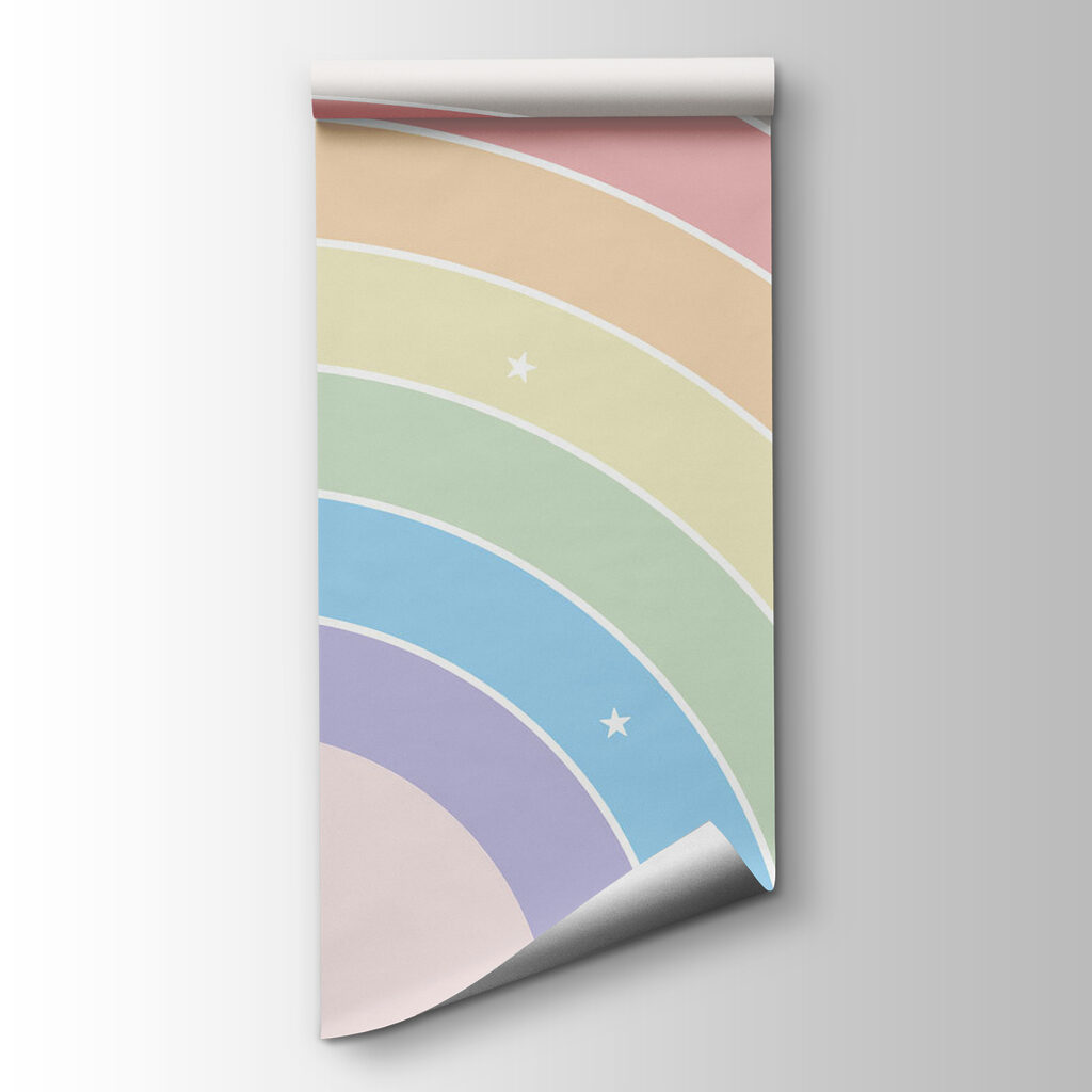 Arcobaleno con stelline bianche — vista del prodotto