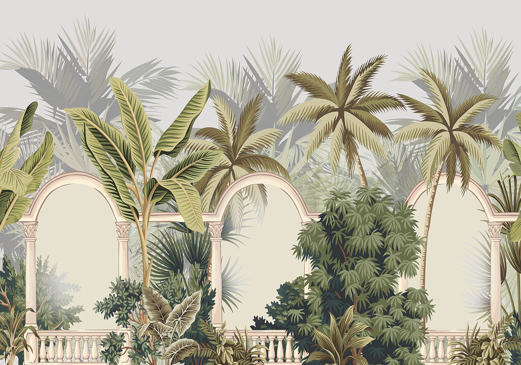 Palme tra archi — design completo