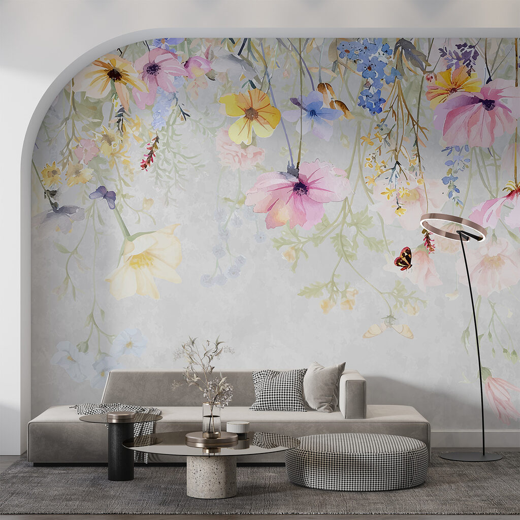 Fiori pendenti ad acquerello — ambiente 3